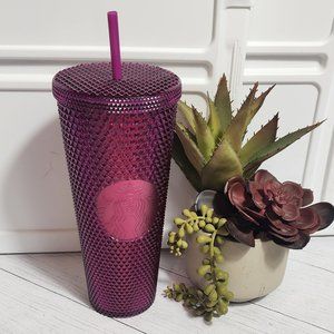 Starbucks Sangria Berry Bling Studded Tumbler Cup 24 oz Venti 2022